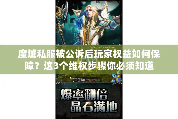 魔域私服被公诉后玩家权益如何保障？这3个维权步骤你必须知道