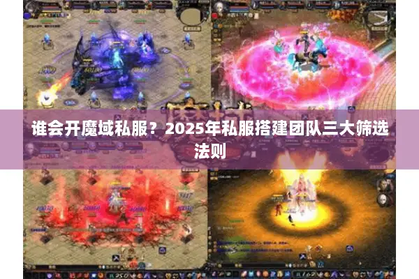 谁会开魔域私服？2025年私服搭建团队三大筛选法则
