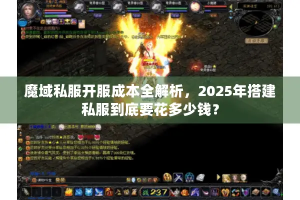 魔域私服开服成本全解析，2025年搭建私服到底要花多少钱？