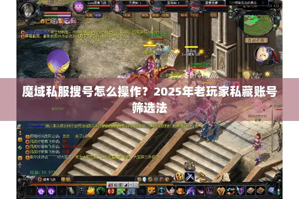 魔域私服搜号怎么操作?2025年老玩家私藏账号筛选法 魔域私服搜号怎么操作?2025年老玩家私藏账号筛选法