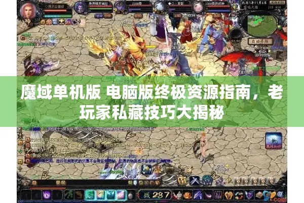 魔域单机版 电脑版终极资源指南，老玩家私藏技巧大揭秘