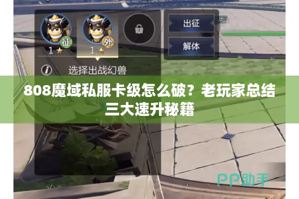 808魔域私服卡级怎么破？老玩家总结三大速升秘籍