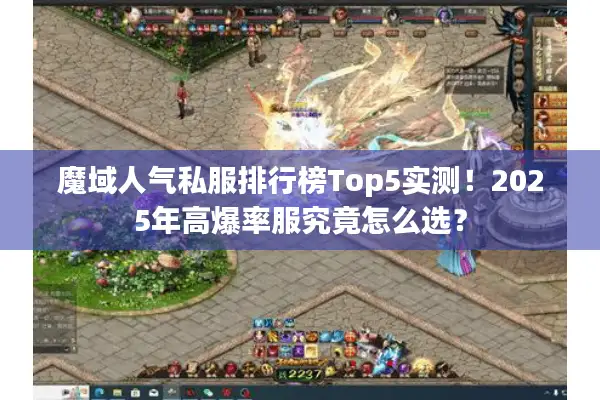 魔域人气私服排行榜Top5实测！2025年高爆率服究竟怎么选？