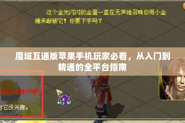 魔域互通版苹果手机玩家必看，从入门到精通的全平台指南