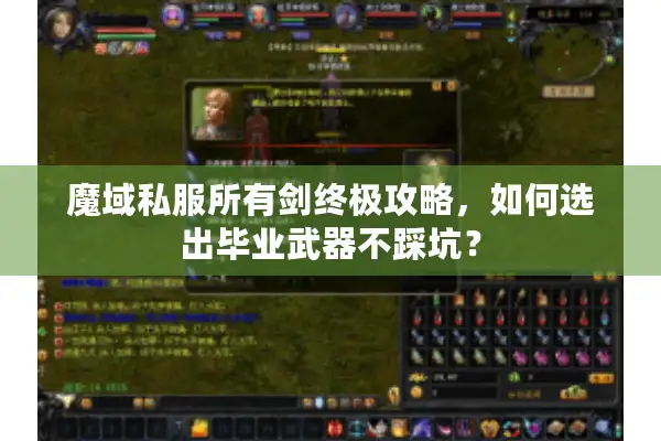 魔域私服所有剑终极攻略，如何选出毕业武器不踩坑？