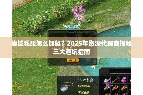 魔域私服怎么加盟？2025年资深代理商揭秘三大避坑指南