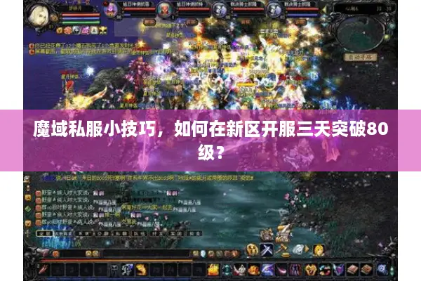 魔域私服小技巧，如何在新区开服三天突破80级？