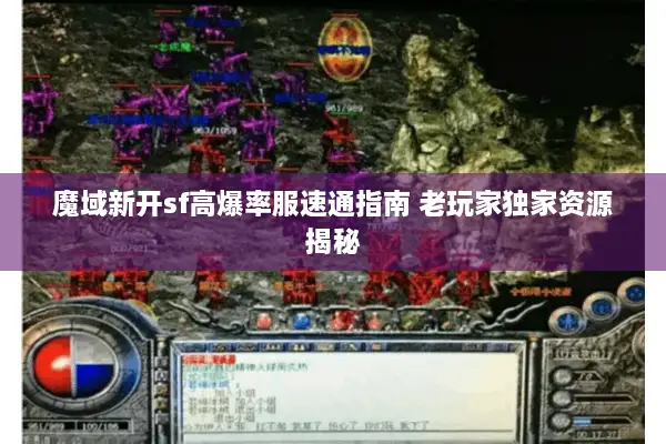 魔域新开sf高爆率服速通指南 老玩家独家资源揭秘