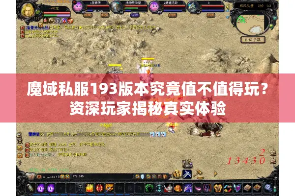 魔域私服193版本究竟值不值得玩？资深玩家揭秘真实体验