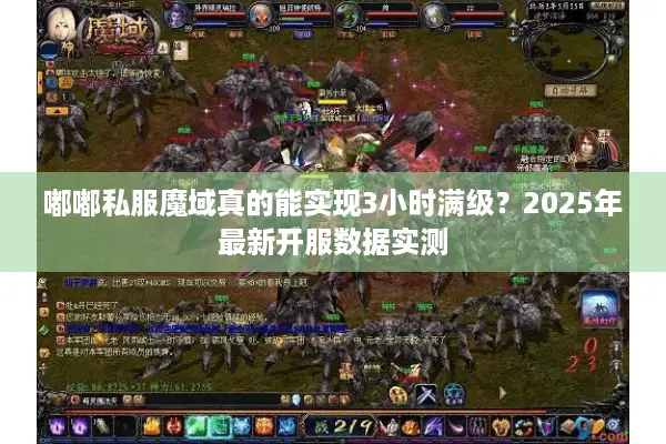 嘟嘟私服魔域真的能实现3小时满级？2025年最新开服数据实测
