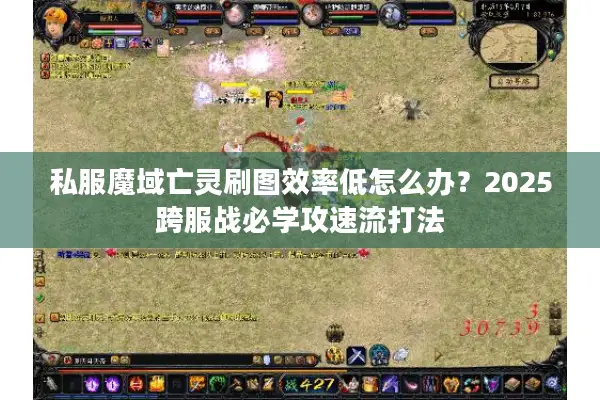 私服魔域亡灵刷图效率低怎么办？2025跨服战必学攻速流打法