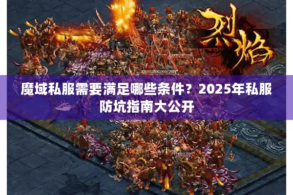 魔域私服需要满足哪些条件？2025年私服防坑指南大公开