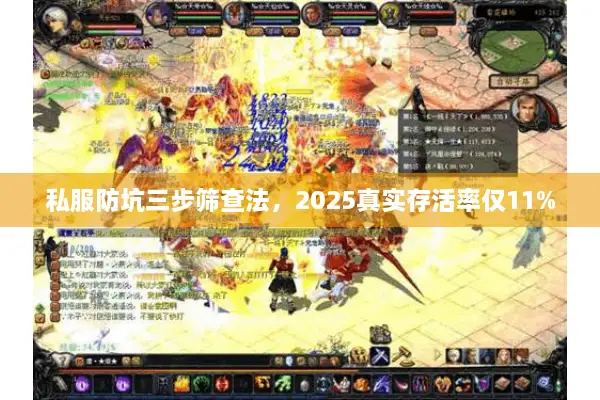 私服防坑三步筛查法，2025真实存活率仅11%