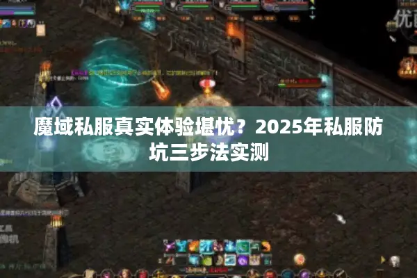魔域私服真实体验堪忧？2025年私服防坑三步法实测