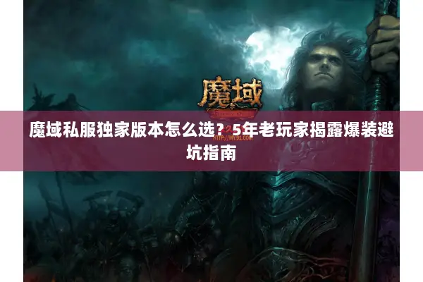 魔域私服独家版本怎么选？5年老玩家揭露爆装避坑指南