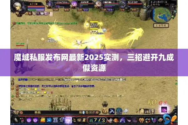 魔域私服发布网最新2025实测，三招避开九成假资源