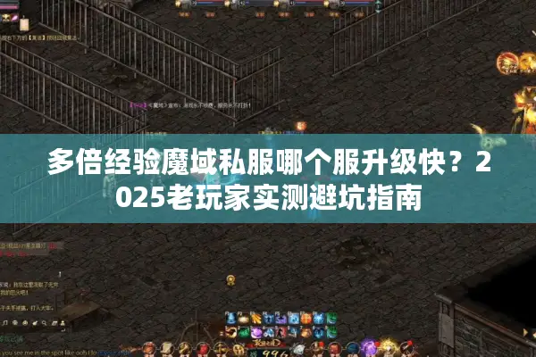 多倍经验魔域私服哪个服升级快?2025老玩家实测避坑指南 多倍经验魔域私服哪个服升级快?2025老玩家实测避坑指南