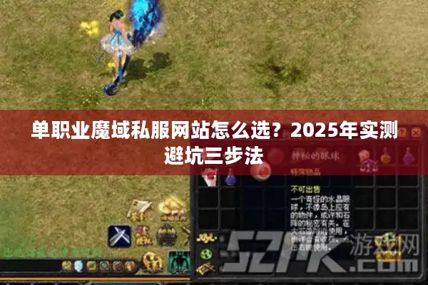 单职业魔域私服网站怎么选？2025年实测避坑三步法