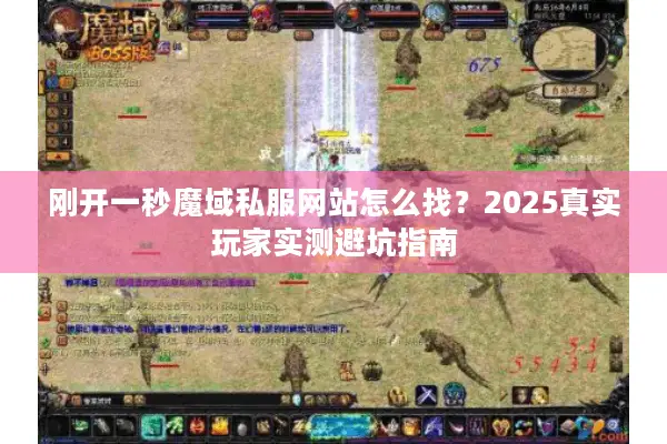 刚开一秒魔域私服网站怎么找？2025真实玩家实测避坑指南