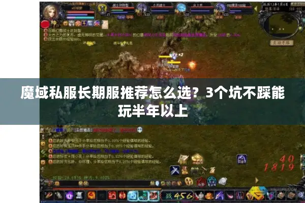 魔域私服长期服推荐怎么选？3个坑不踩能玩半年以上