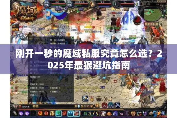 刚开一秒的魔域私服究竟怎么选？2025年最狠避坑指南
