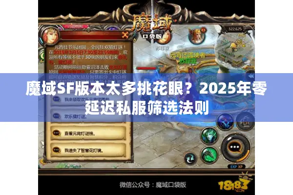 魔域SF版本太多挑花眼？2025年零延迟私服筛选法则