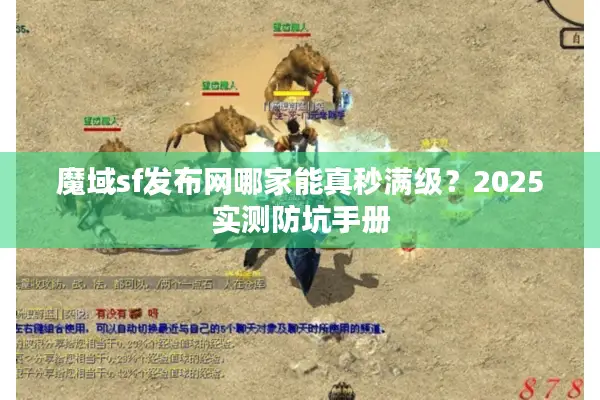 魔域sf发布网哪家能真秒满级？2025实测防坑手册