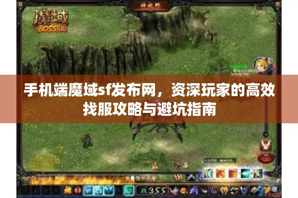 手机端魔域sf发布网，资深玩家的高效找服攻略与避坑指南