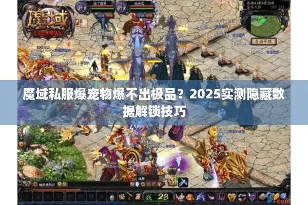 魔域私服爆宠物爆不出极品？2025实测隐藏数据解锁技巧