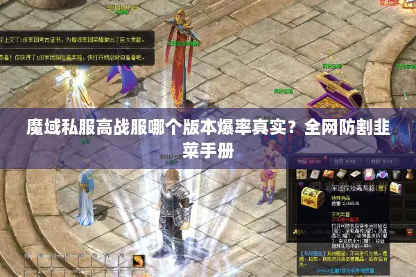 魔域私服高战服哪个版本爆率真实？全网防割韭菜手册