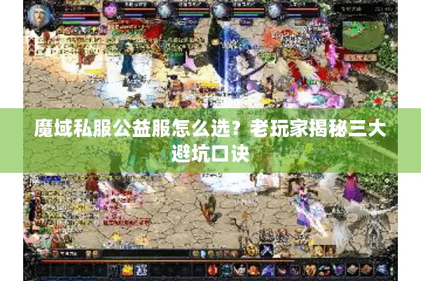 魔域私服公益服怎么选？老玩家揭秘三大避坑口诀