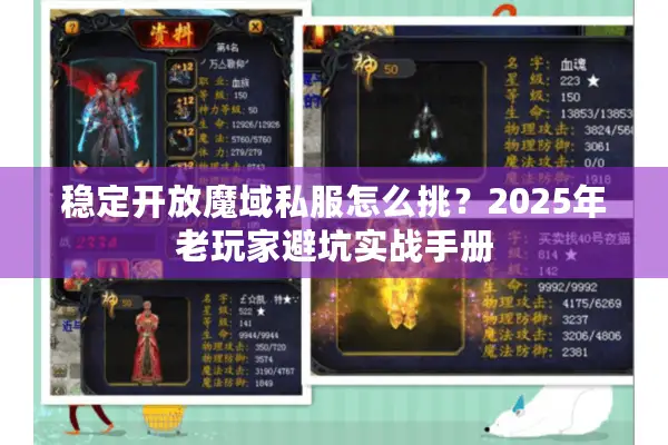 稳定开放魔域私服怎么挑？2025年老玩家避坑实战手册