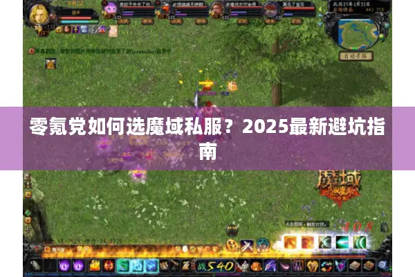 零氪党如何选魔域私服？2025最新避坑指南