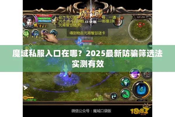 魔域私服入口在哪？2025最新防骗筛选法实测有效
