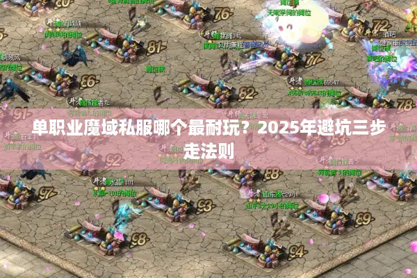 单职业魔域私服哪个最耐玩？2025年避坑三步走法则