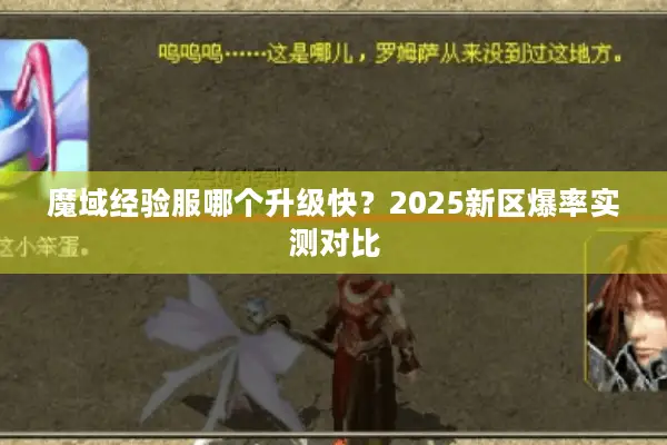 魔域经验服哪个升级快？2025新区爆率实测对比