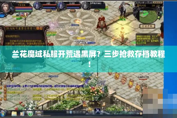 兰花魔域私服开荒遇黑屏？三步抢救存档教程！