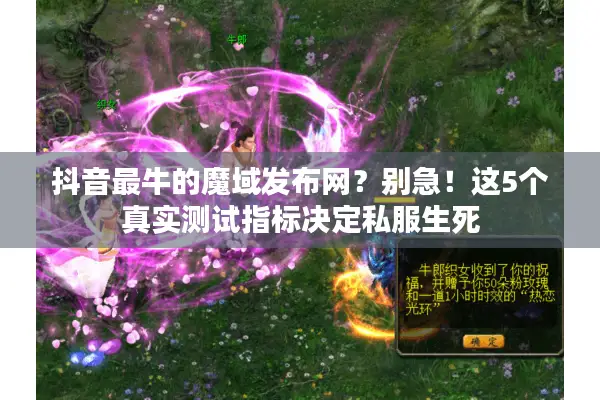 抖音最牛的魔域发布网？别急！这5个真实测试指标决定私服生死
