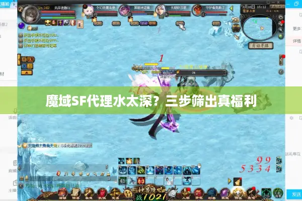 魔域SF代理水太深？三步筛出真福利