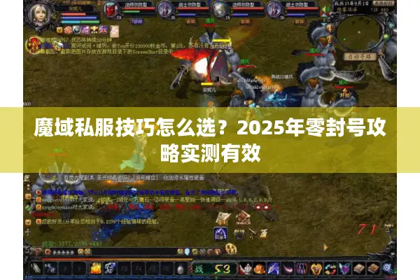 魔域私服技巧怎么选？2025年零封号攻略实测有效