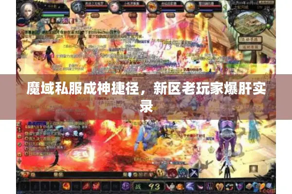 魔域私服成神捷径，新区老玩家爆肝实录