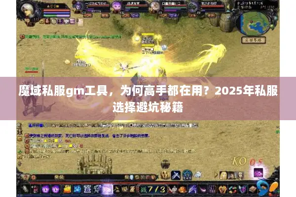 魔域私服gm工具，为何高手都在用？2025年私服选择避坑秘籍