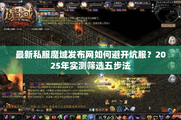 最新私服魔域发布网如何避开坑服？2025年实测筛选五步法