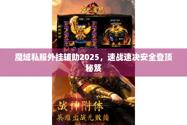 魔域私服外挂辅助2025，速战速决安全登顶秘笈