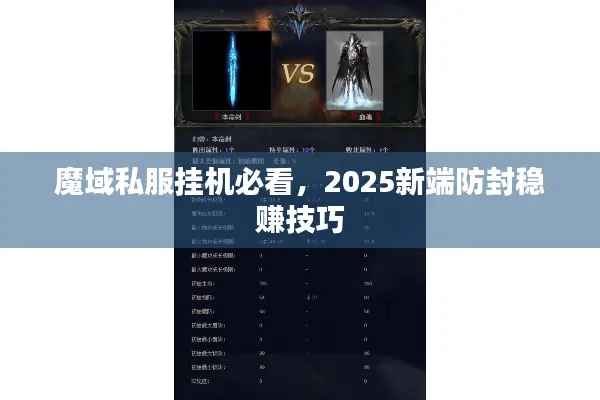 魔域私服挂机必看，2025新端防封稳赚技巧