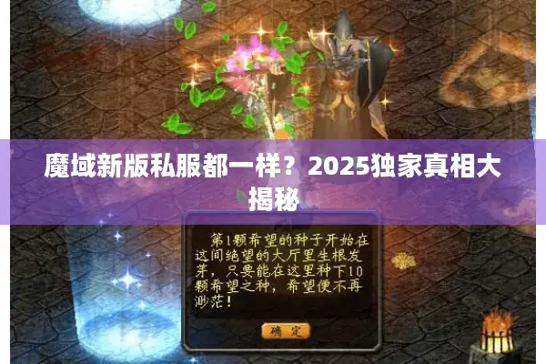 魔域新版私服都一样？2025独家真相大揭秘