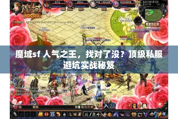 魔域sf 人气之王，找对了没？顶级私服避坑实战秘笈