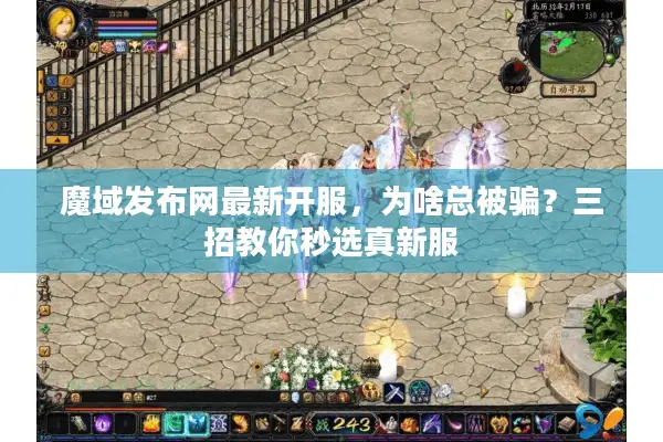 魔域发布网最新开服，为啥总被骗？三招教你秒选真新服