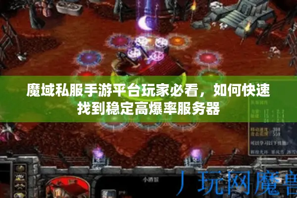 魔域私服手游平台玩家必看，如何快速找到稳定高爆率服务器
