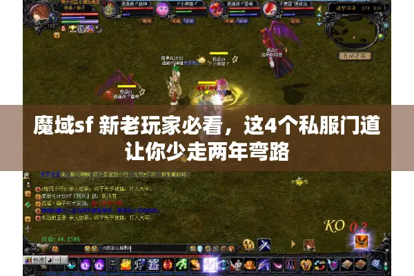 魔域sf 新老玩家必看，这4个私服门道让你少走两年弯路